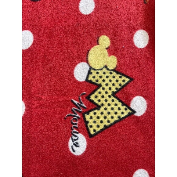 Disney Minnie Mouse Blanket  58 in x 66 in, Red Disney Fleece Bedroom - Picture 4 of 13